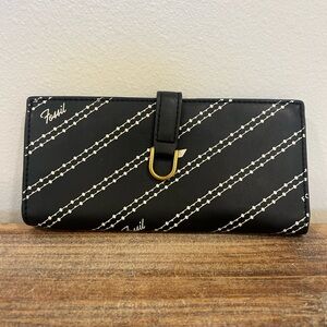 Fossil Women's Wallet Black and Bone